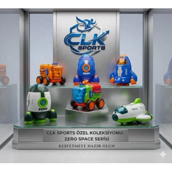 Astronot Figürlü 3lü Uzay Aracı Set