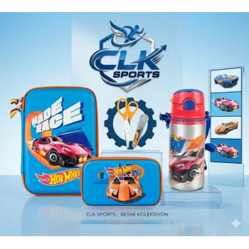 Hot Wheels Büyük Kalem Çantası & Hot Wheels Alüminyum Matara