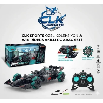 Vardem Buhar Çıkartan Akrobat Yarış Arabası , 1:10 Uzaktan Kumandalı Full Fonksiyon - 50 cm