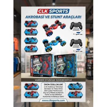 Vardem Uzaktan Kumandalı Full Fonksiyon Şarjlı Akrobat Araba