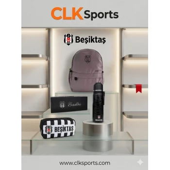 Beşiktaş Okul Sırt Çantası , Beşiktaş Lisanslı Premium Kutulu Termos Matara Hediye