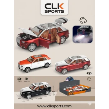 Vardem Sesli Ve Işıklı Buharlı RR-Lüx Metal Jeep , Çek Bırak 1:22