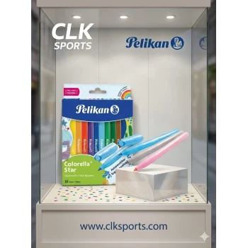 Pelikan 10 Renk Yıkanabilir Keçeli Kalem Pelikan Colorella Star