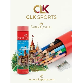 Faber Castell Metal Tüpte Boya Kalemi, 24 Renk