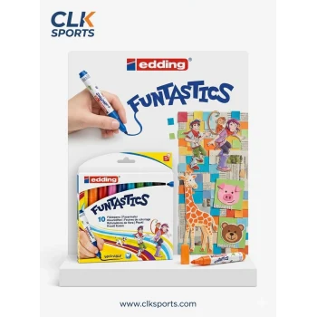 Edding 14 Funtastics Çocuk Kalın Keçeli Kalem 10lu