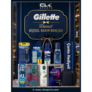 Gillette Vegan Deri Çantalı Premium Set - Düğün Kişisel Bakım Bohçası