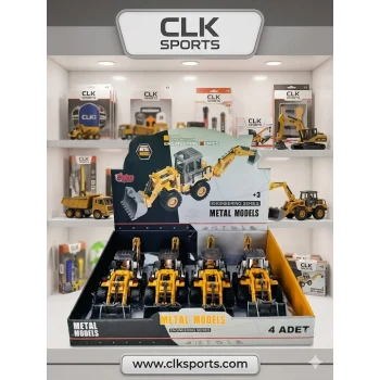 Kazıcı Yükleyici - Sürtmeli Metal İnşaat Aracı 1:55