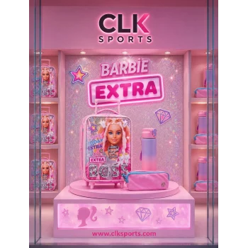 Barbie Çekçekli Anaokulu Çantası , Kalem Kutusu , Lisanslı Çelik Matara