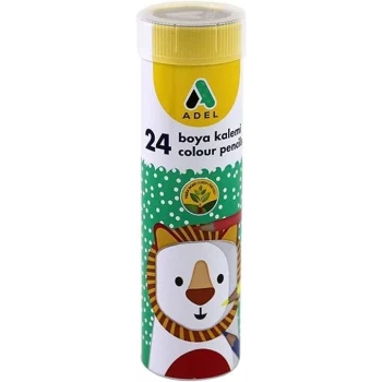 Adel Metal Tüp Boya Kalemi 24 Renk, Tam Boy
