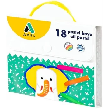Adel 18 Renk Pastel Boya, Çantalı