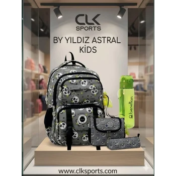 By Yıldız Astral Panda Okul Çantası , Beslenme Çantası , Kalemlik , Suluk&Matara Set