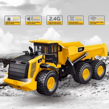 CTOYS RC Uzaktan Damperli Kamyon, 1:16 Ölçekli