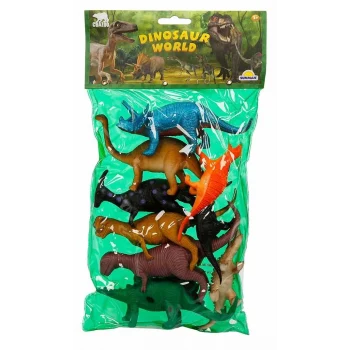Dinozorların Dünyası Poşetli 9lu Hayvan Oyun Seti
