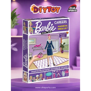 DıyToy Barbie Magnet Kariyer Kıyafetleri Giydirme