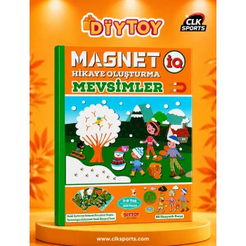 DıyToy Manyetik Magnet Hikaye Oluşturma Mevsimler