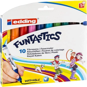 Edding 14 Funtastics Çocuk Kalın Keçeli Kalem 10lu
