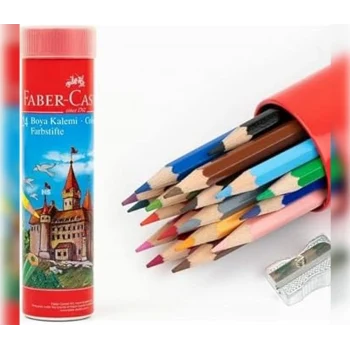 Faber Castell Metal Tüpte Boya Kalemi, 24 Renk