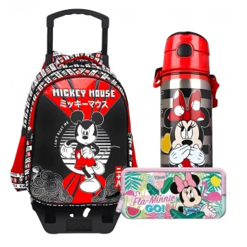 Frocx Mickey Mouse Çekçekli İlkokul Çantası