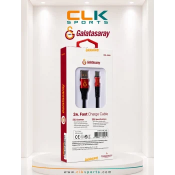 Galatasaray 3A Type-C Usb Şarj Kablosu