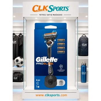 Gillette Proglide Tıraş Makinesi ve Yedek Bıçağı 4lü + Tıraş Bıçağı Standı