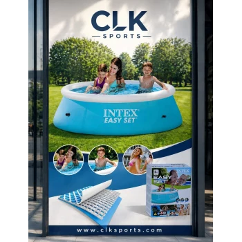 Intex Havuz 183x51 cm Intex Easy Kolay Kurulum Mavi Renkli