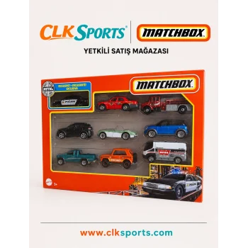 Matchbox 9lu Die Cast Metal Araba Seti
