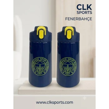 Me Çanta Fenerbahçe Lisanslı Logolu Pipetli Çelik Matara 500ML
