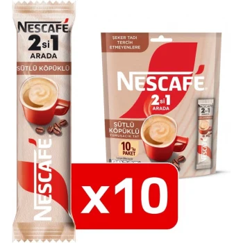 2si1 Arada Sütlü Köpüklü MP (10 x10 g)