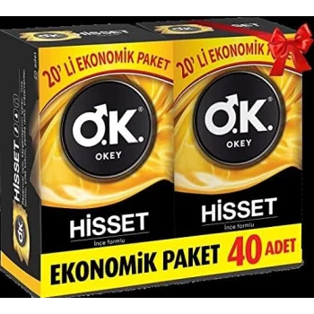 Okey Hisset 20 li x2 Paket Toplam 40 Adet