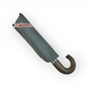 Parachase Ahşap Baston Saplı Tam Otomatik Şemsiye - Fermuarlı Kılıflı