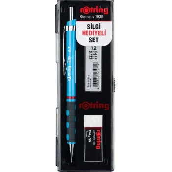 Rotring 0,7 Tikky Mekanik Kurşun Kalem-Uç-Silgi 3lü Set