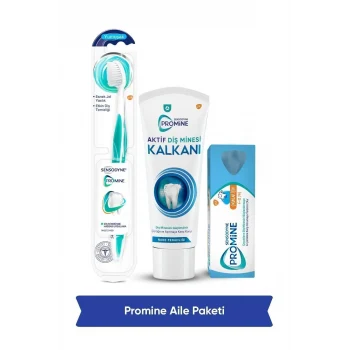 Sensodyne Promine Diş Macunu + Fırça + Çocuk Aile Seti