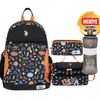 U.S. Polo Assn. İlkokul Sırt Çantası, Beslenme Çantası, Kalem Çantası
