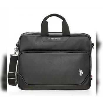 U.S.Polo Assn. Suni Deri Evrak Çantası