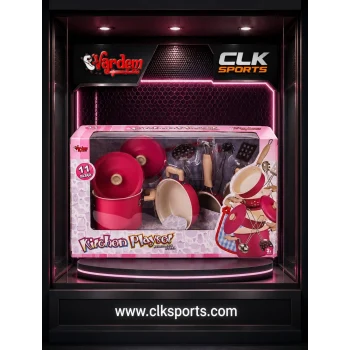 Vardem Oyuncak Kitchen Playset Emaye Tencere 11 Parça Pembe