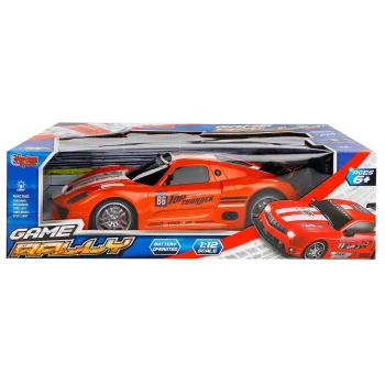 Ralli Arabası Uzaktan Kumandalı Full Fonksiyon Şarjlı Işıklı , 1:12 - Turuncu