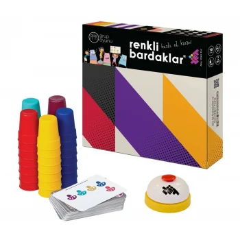 Zet Zeka Renkli Bardaklar 5 Kişilik