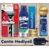 Gillette Mach 3 Tıraş Bıçağı Yedek Milli Takım Serisi + Gillette Tıraş Köpüğü + Nivea For Men Fresh Pump + Vegan Seyahat Çantası