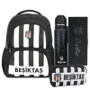 Beşiktaş Lisanslı Okul Çantası , Kalem Çantası - Özel Kutusunda Termos Matara Premium Set