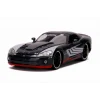 Marvel Spider-Man 2008 Dodge Viper SRT 10, Venom figürüyle birlikte, Jada Diecast 8 1:24 ölçekli