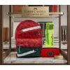 Faber Castell Sırt Çantası , Lisanslı Kalem Çantası - Lisanslı Suluk Matara Hediye