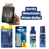 Polis Premium Gillette Sensor3 Tıraş Bıçağı 12 Parça Seti + Seyahat El Çantası