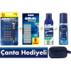 Polis Premium Gillette Sensor3 Tıraş Bıçağı 12 Parça Seti + Seyahat El Çantası