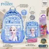 Frocx Frozen Okul Çantası , Beslenme Çantası , Çift Gözlü Kalem Çantası, Matara 500 ml Hediye