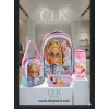 Barbie Lisanslı Okul Çantası - Beslenme Çantası - Çift Gözlü Kalem Kutusu , Suluk&Matara Hediye