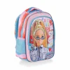 Barbie Lisanslı Okul Çantası - Beslenme Çantası - Çift Gözlü Kalem Kutusu , Suluk&Matara Hediye