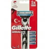 Gillette Milli Takım Özel Set (Mach3 Turbo 3d Makine 5 Adet Yedek Tıraş Bıçağı , 200 ml Köpük , DeodorantÇanta)
