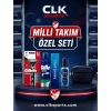 Gillette Milli Takım Özel Set (Mach3 Turbo 3d Makine 5 Adet Yedek Tıraş Bıçağı , 200 ml Köpük , DeodorantÇanta)
