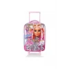 Barbie Çekçekli Anaokulu Çantası , Kalem Kutusu , Lisanslı Çelik Matara