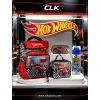Hot Wheels Araba Desenli Okul Çantası , Beslenme Çantası , Kalem Çantası , Suluk Matara
